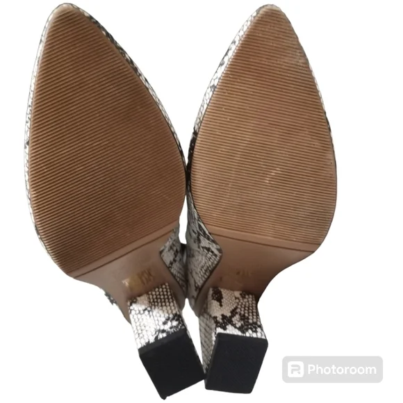 WETKISS Women's Snakeskin Ankle Boots Size 7.5 - Picture 11 of 15